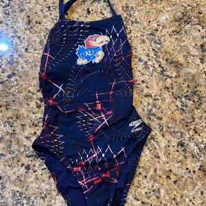 Speedo KU Univ KS Swim One Piece - SZ 26